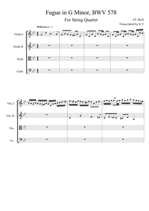 Fugue in G minor, BWV 578 (Little Fugue)