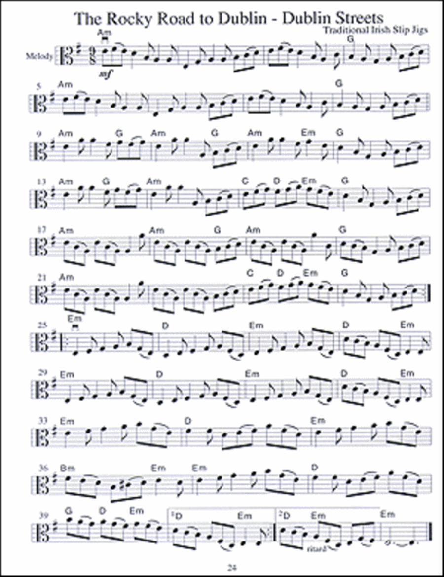 Celtic Fiddle Tunes for Solo and Ensemble - Viola, Violin 3 & Ensemble Score String Duet scores gallery preview page 3