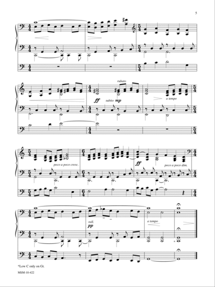 In Quiet Joy Organ scores gallery preview page 2