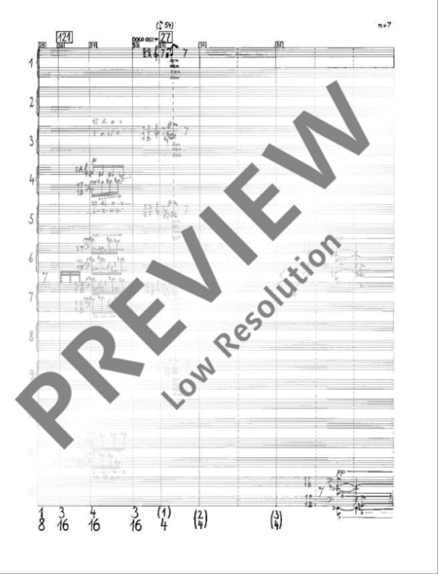 Für Stimmen (... missa est) TTBB scores gallery preview page 10