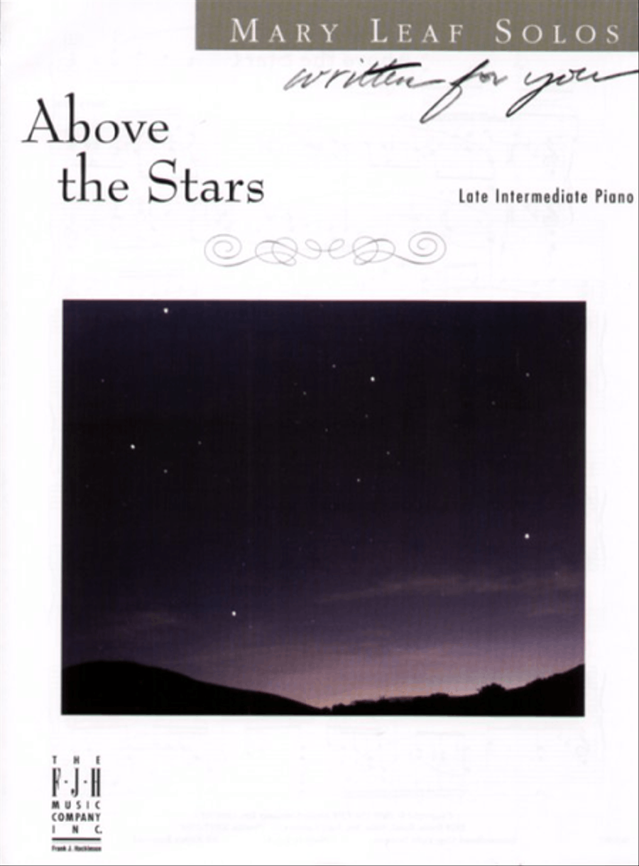 Above the Stars Piano Solo scores gallery preview page 1
