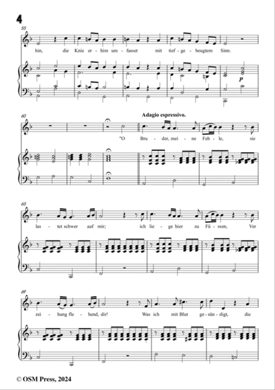 C. Loewe-Kaiser Otto's Weihnachtsfeier,in d minor,Op.121 No.1 Voice scores gallery preview page 6