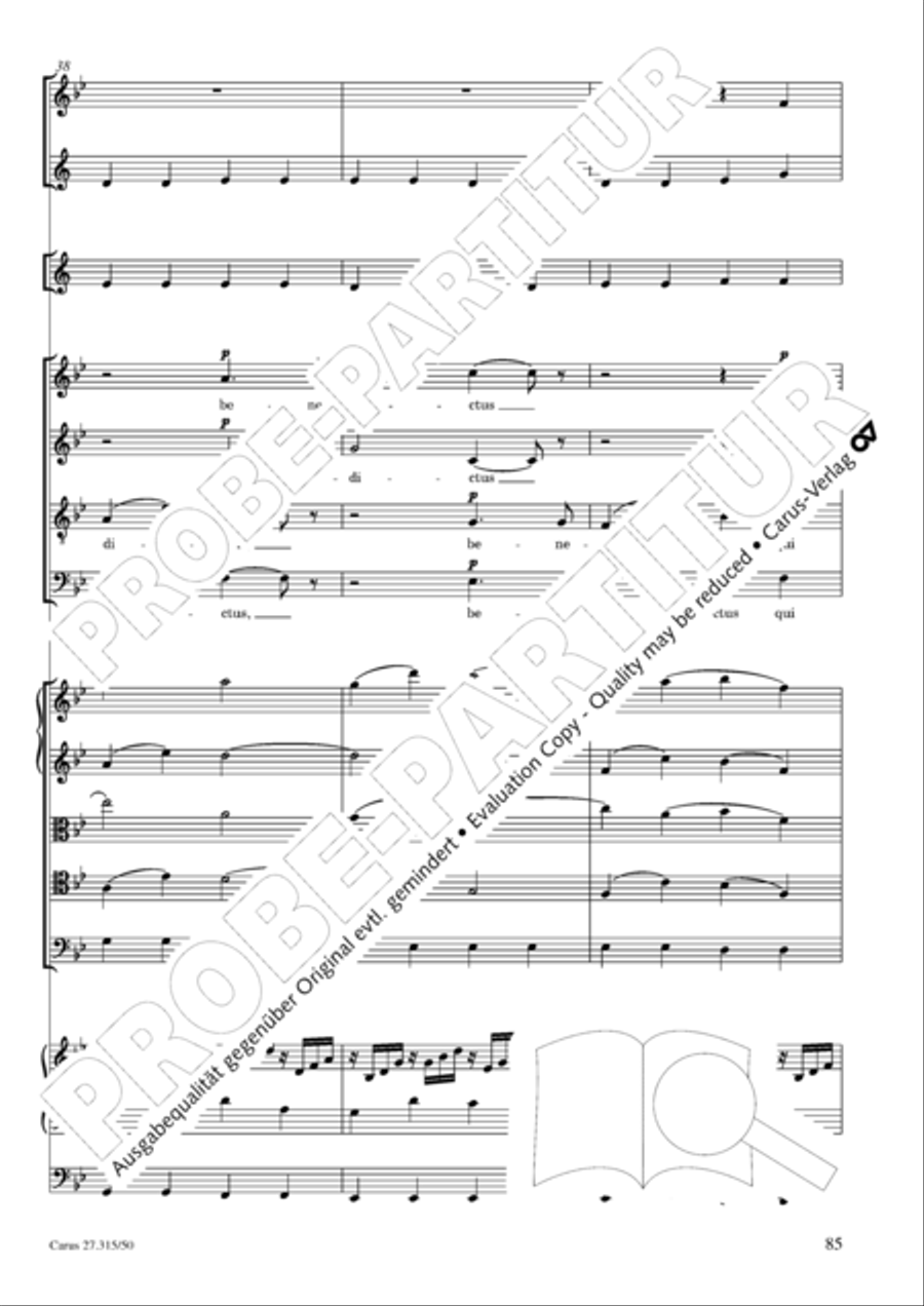 Requiem in C major 4-Part scores gallery preview page 88
