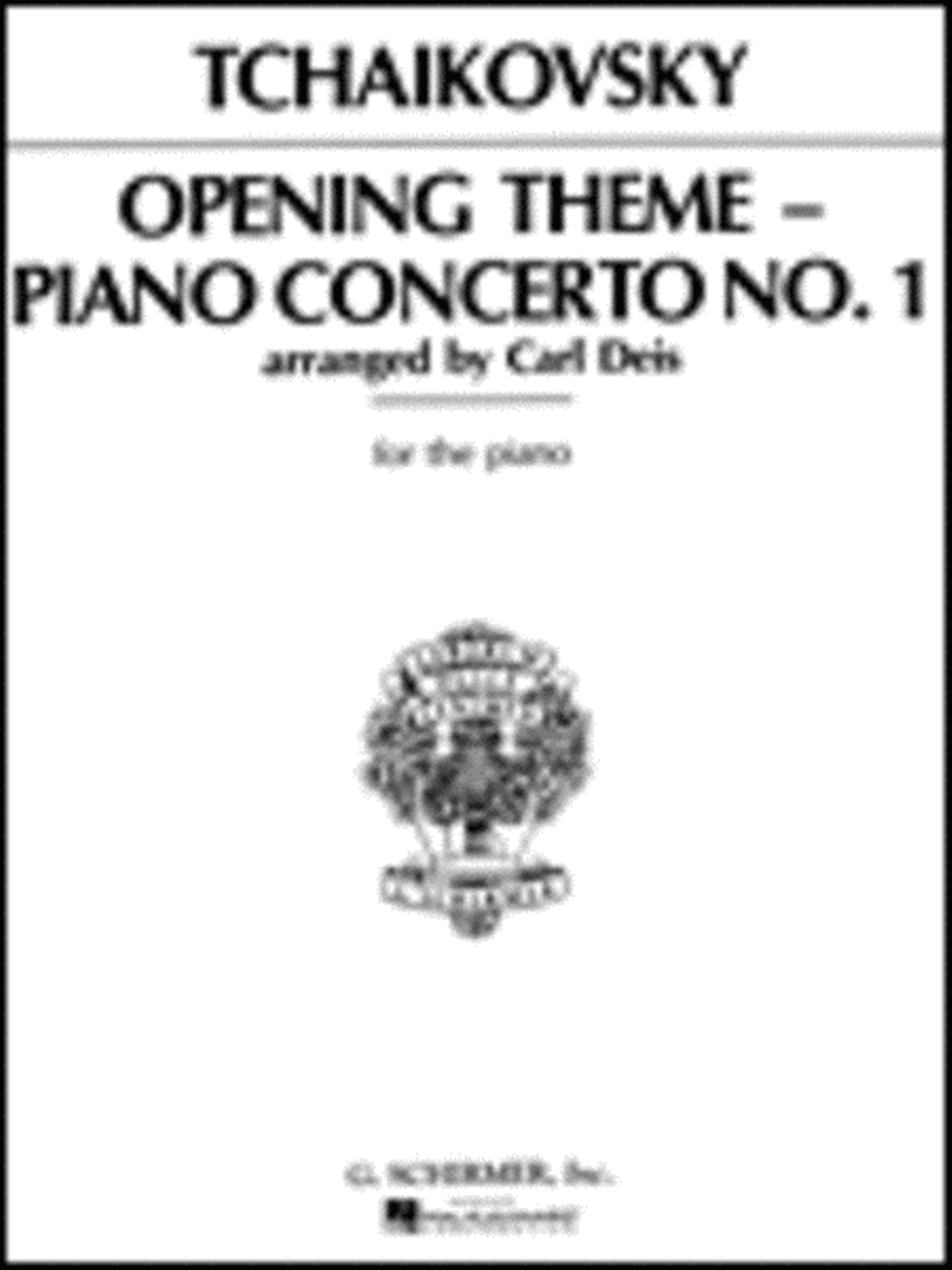 Concerto No. 1 (Opening) Piano Solo scores gallery preview page 1