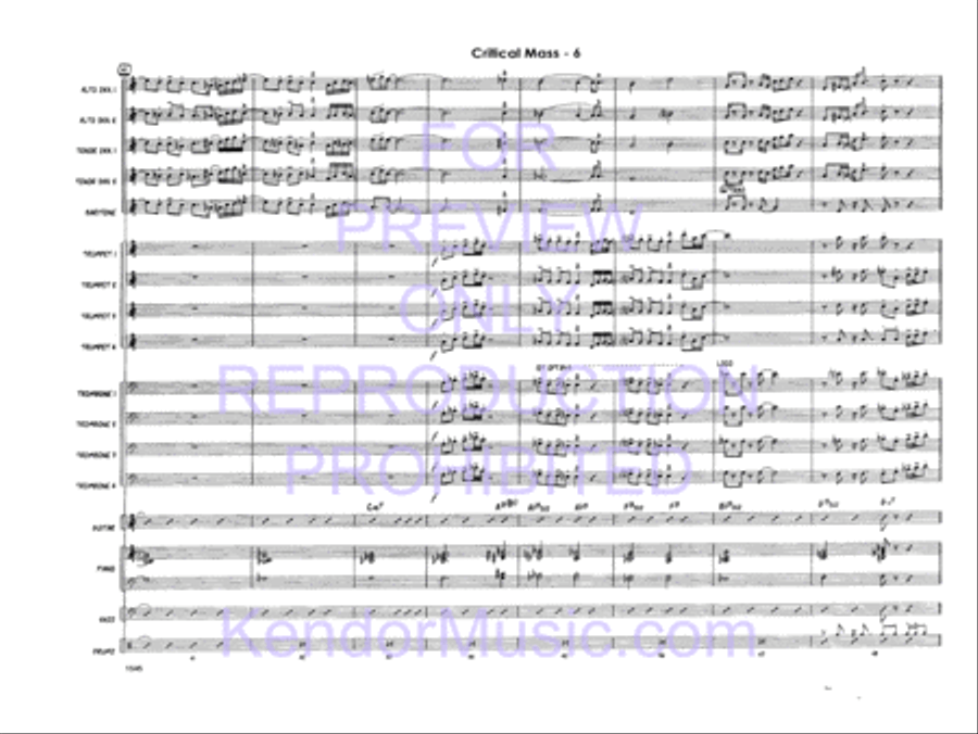 Critical Mass Critical Mass Jazz Ensemble scores gallery preview page 8