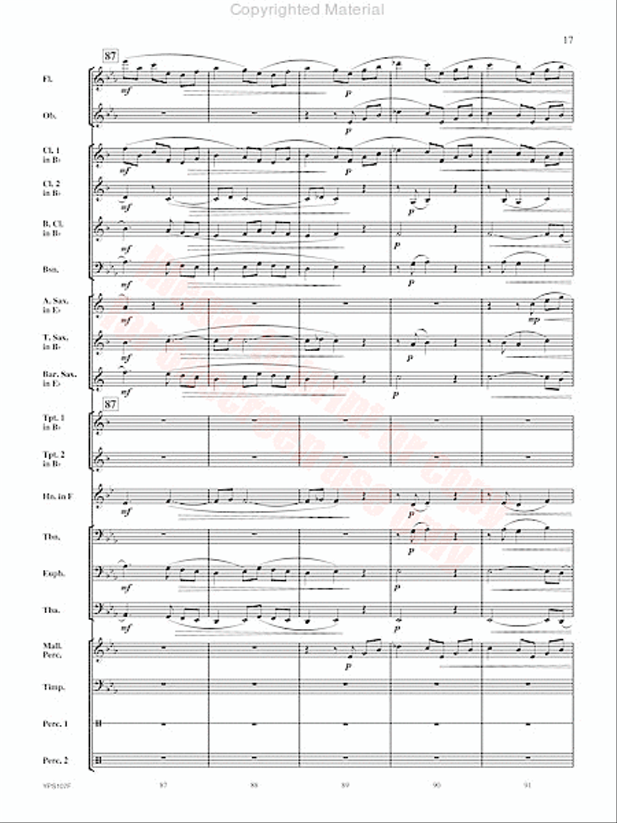 Fughetta Fughetta Concert Band scores gallery preview page 18