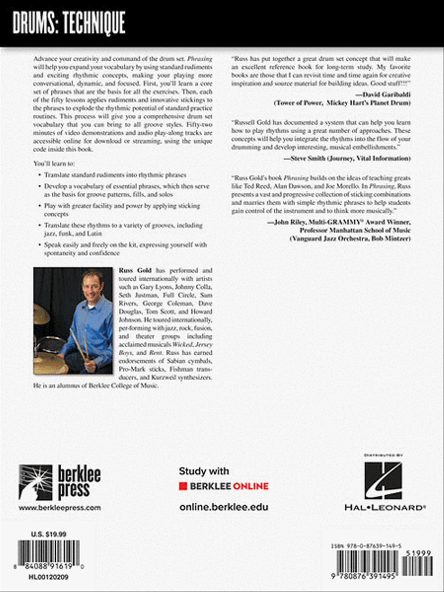 Phrasing: Advanced Rudiments for Creative Drumming Drums scores gallery preview page 2