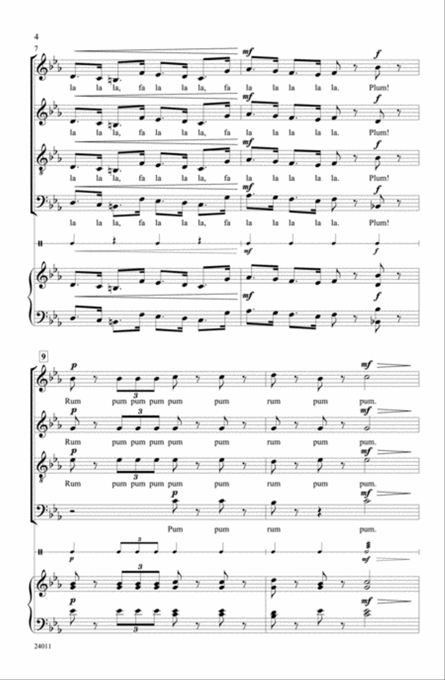 Nutcracker March (from The Nutcracker Suite) Divisi scores gallery preview page 3