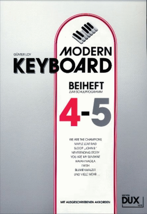 Modern Keyboard, Beiheft 4-5