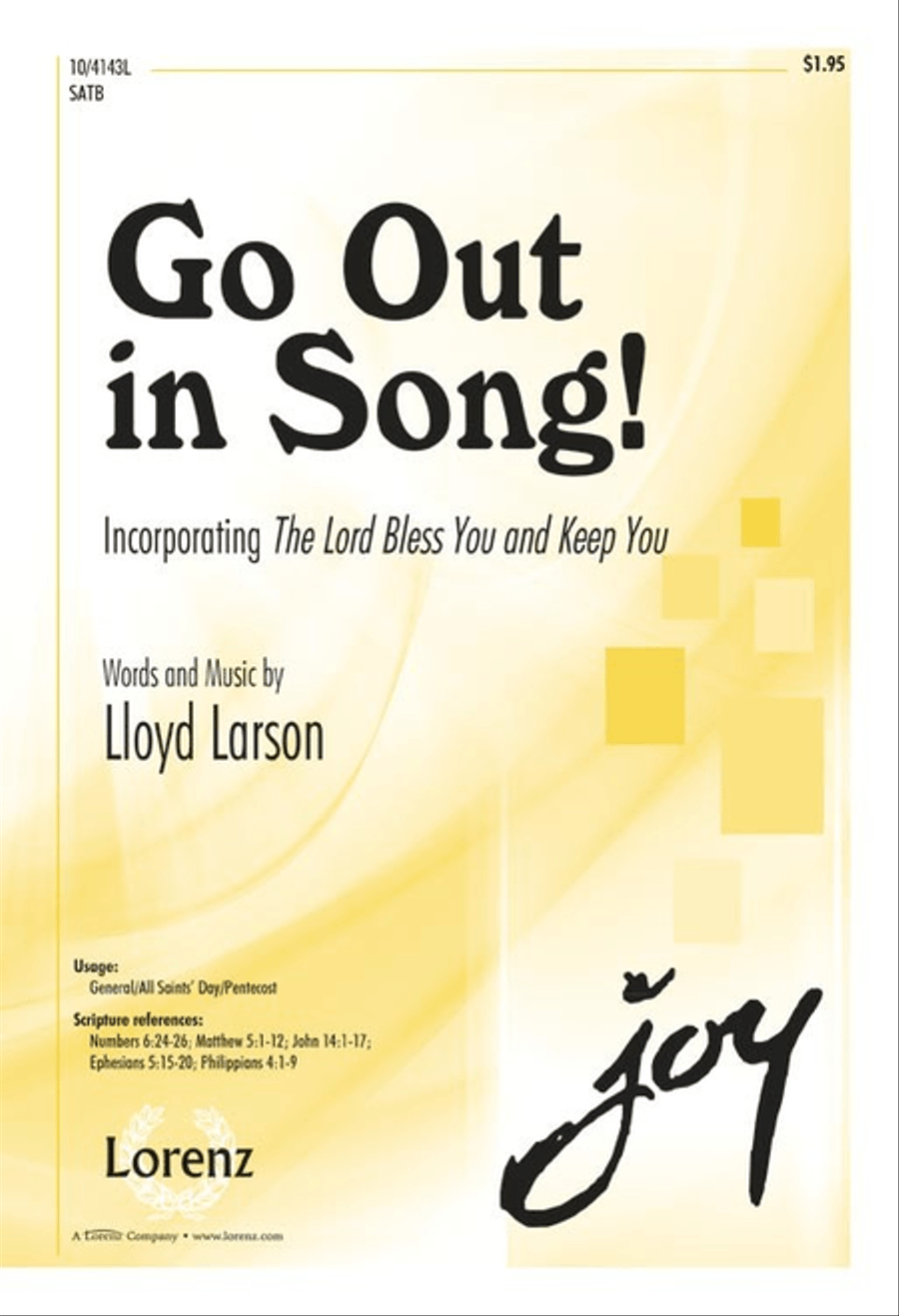 Go Out in Song! 4-Part scores gallery preview page 1