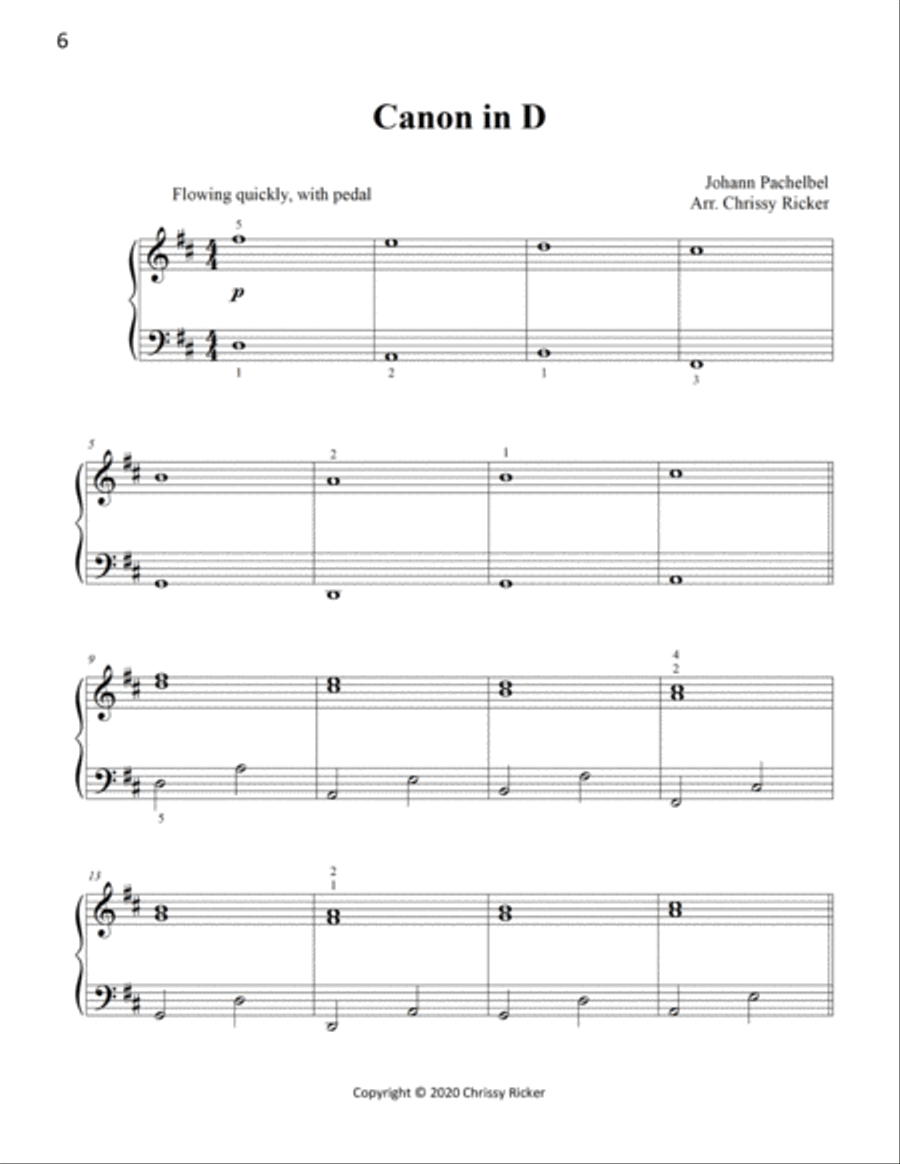 Intermediate Classical Favorites - 10 Arrangements for Early to Mid-Intermediate Pianists Piano Solo scores gallery preview page 6