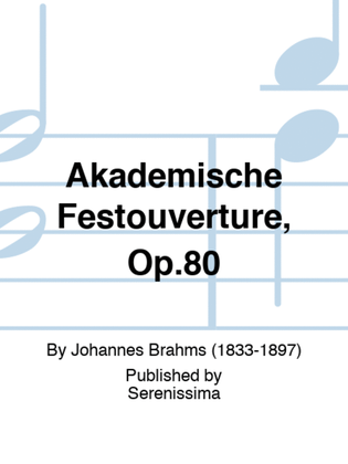 Book cover for Akademische Festouverture, Op.80