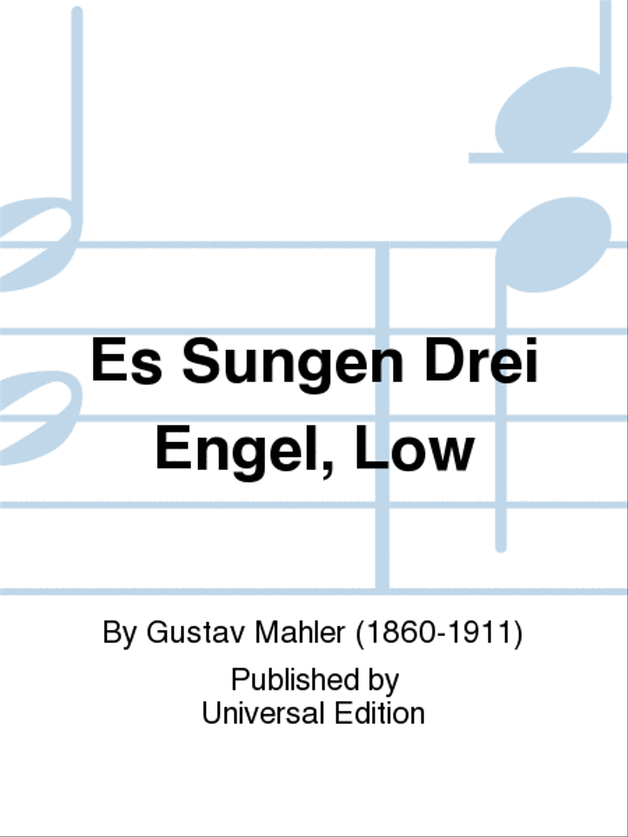 Es Sungen Drei Engel, Low School and Community scores gallery preview page 1