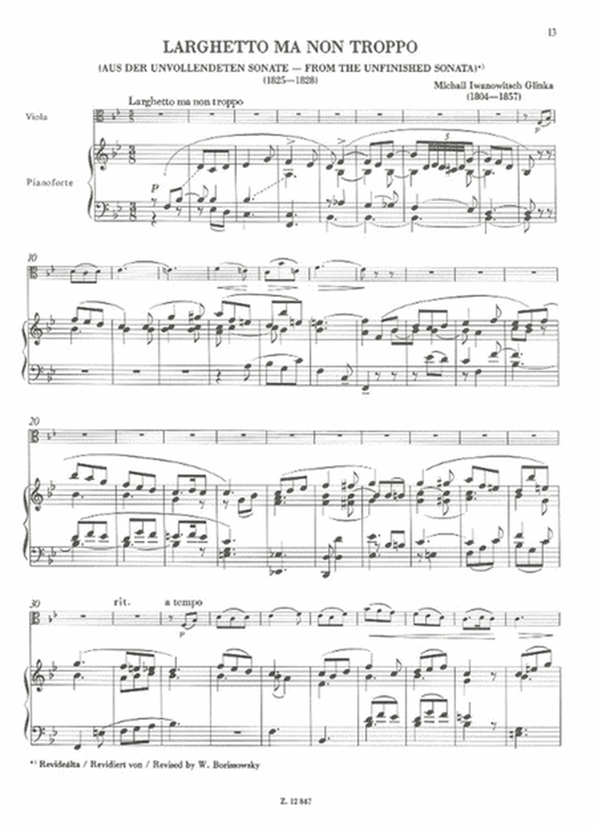 Music for Viola II - Musik für Viola II