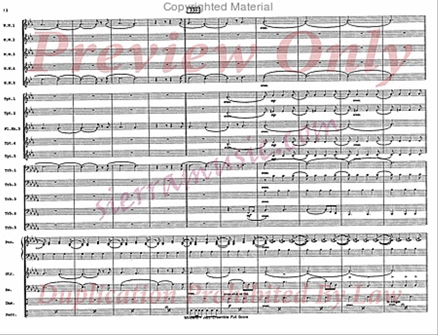 Minuano (six eight) Big Band scores gallery preview page 15