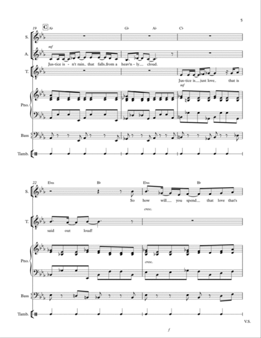 ANSWER THE CALLING 4-Part scores gallery preview page 5