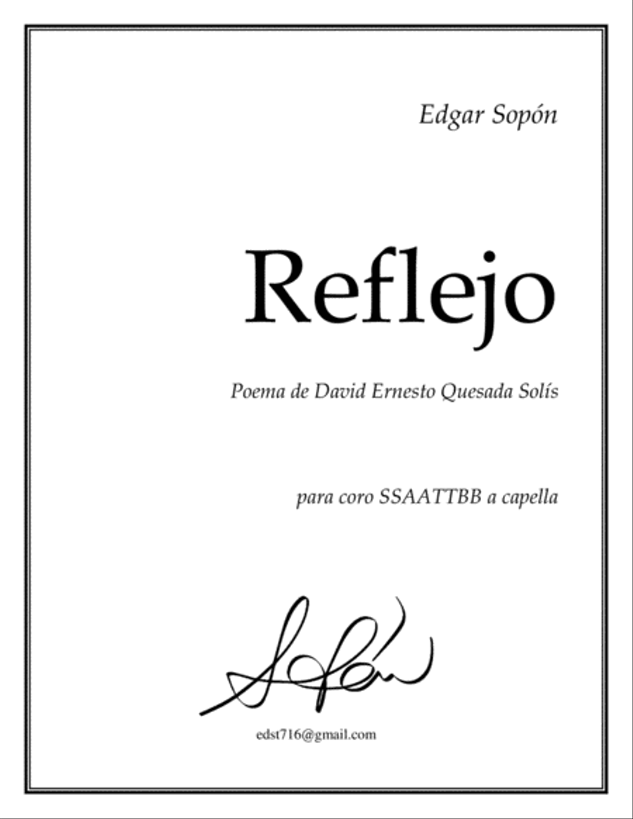 Reflejo 4-Part scores gallery preview page 1