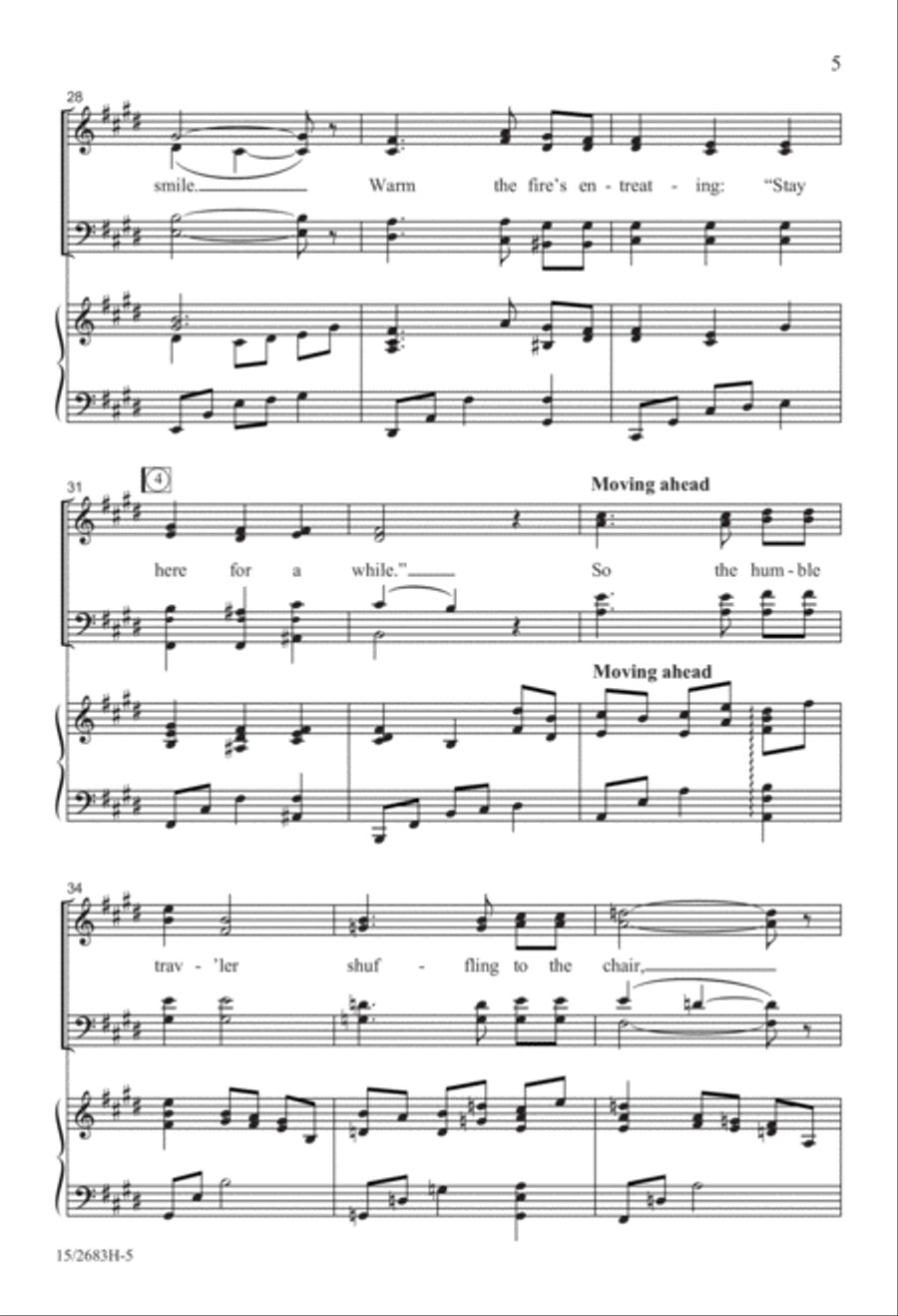 Evening in December Evening in December 4-Part scores gallery preview page 6
