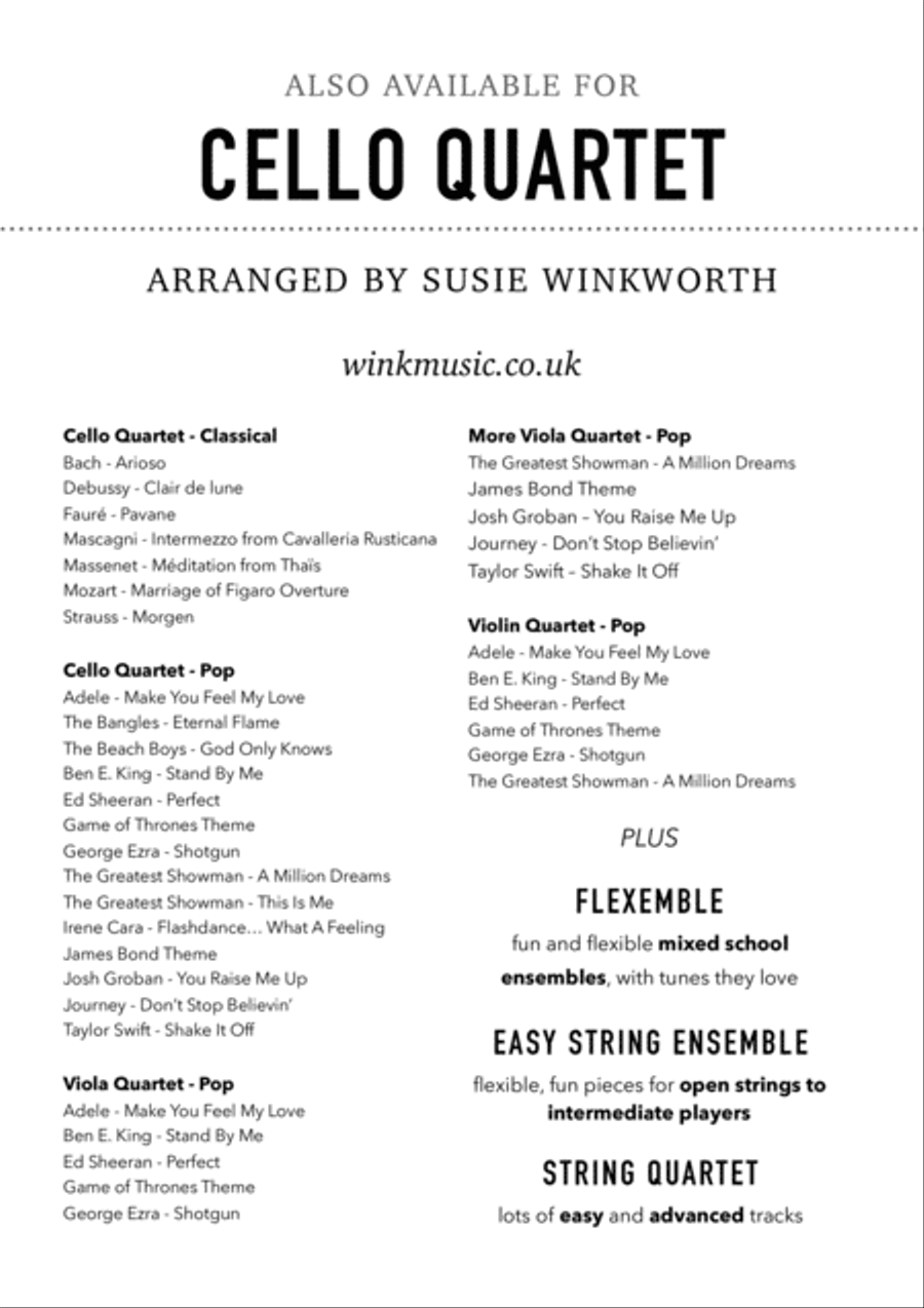 Pavane String Quartet scores gallery preview page 2