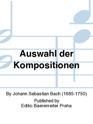 Book cover for Auswahl der Kompositionen