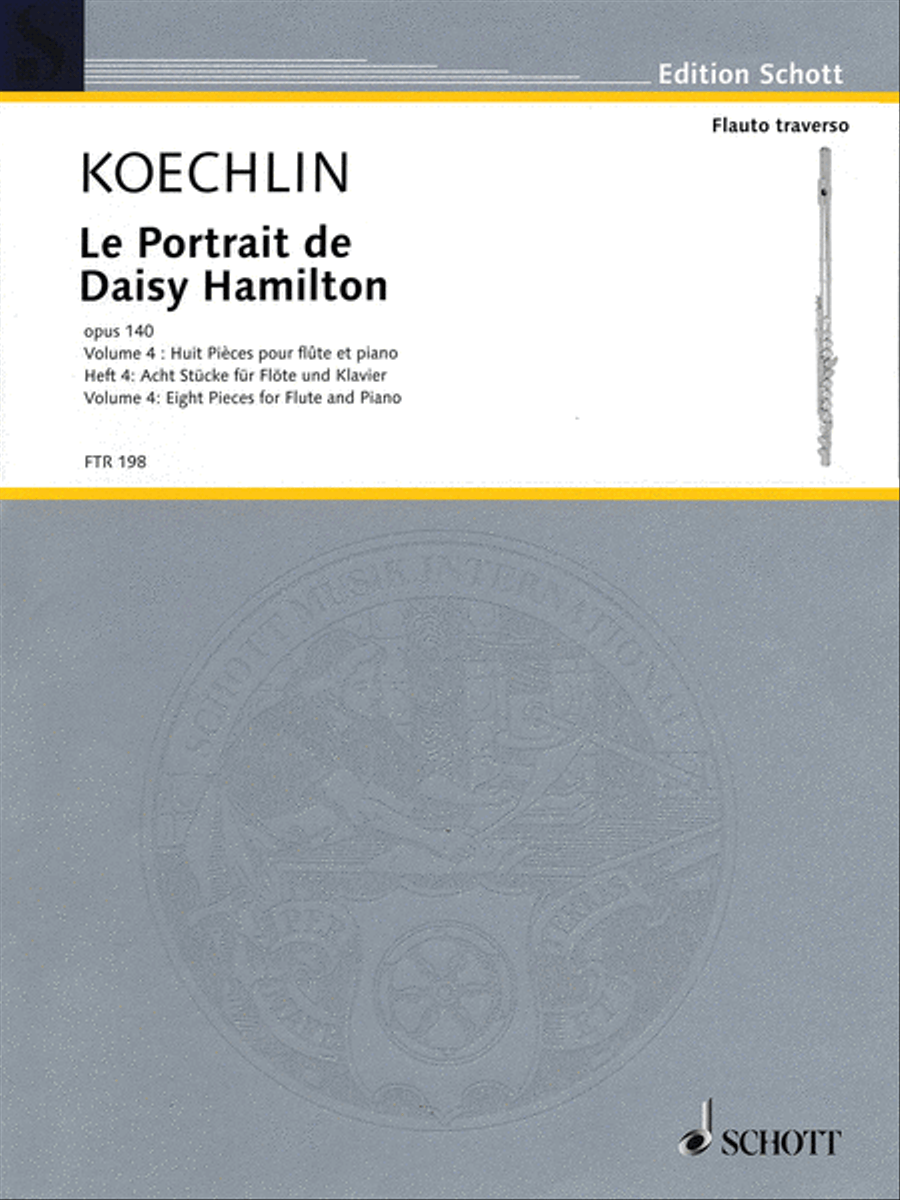 Le Portrait de Daisy Hamilton, Op. 140 Flute Solo scores gallery preview page 1