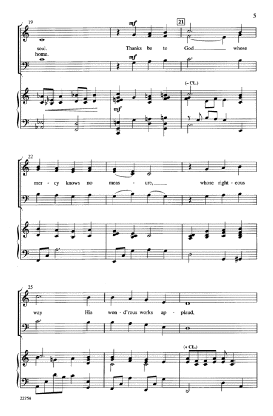 Thanks Be to God Thanks Be to God 3-Part scores gallery preview page 5