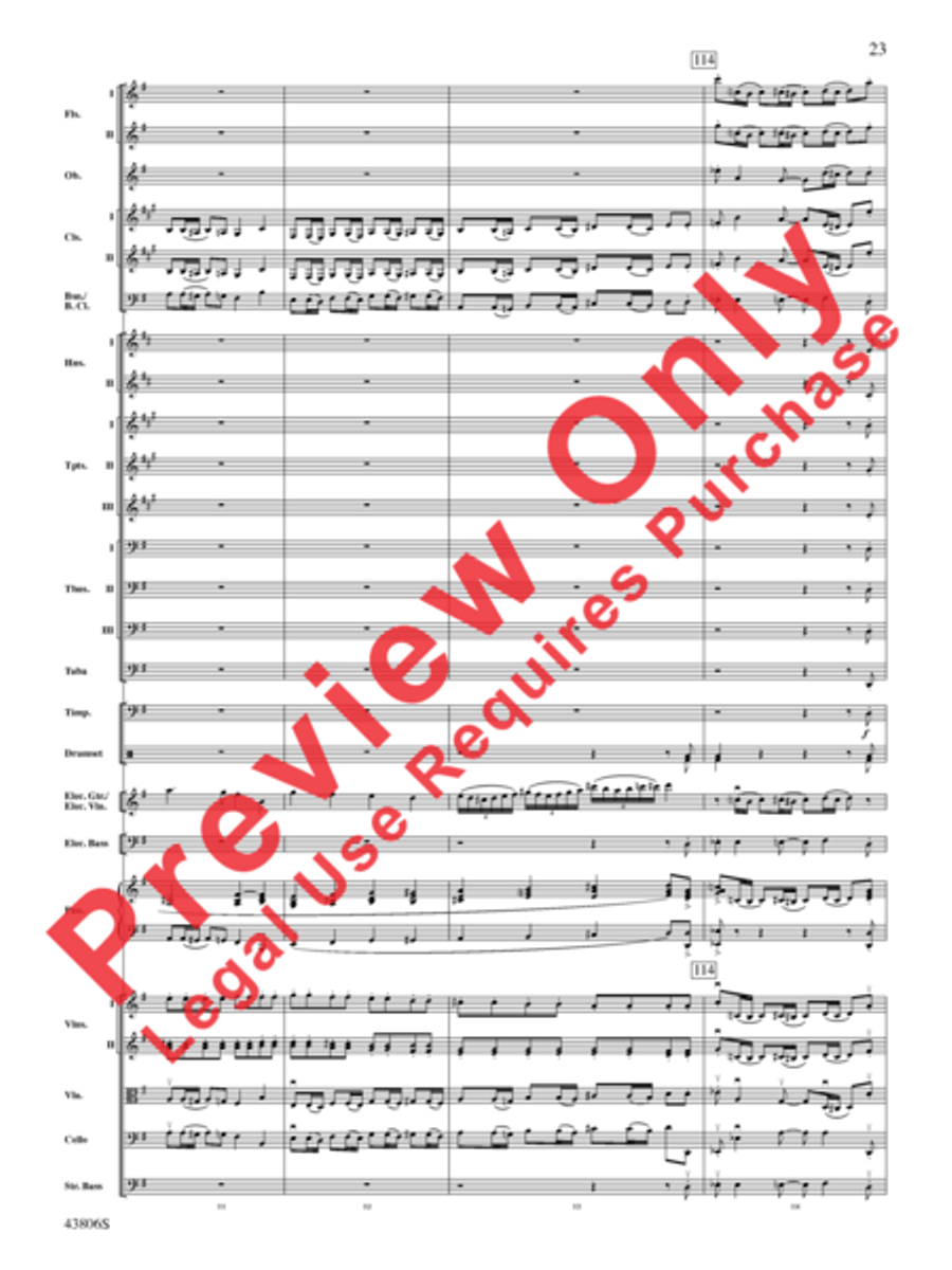 A Mad Russian's Christmas Full Orchestra scores gallery preview page 51