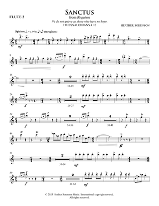 Sanctus (Orchestra) - Flute 2