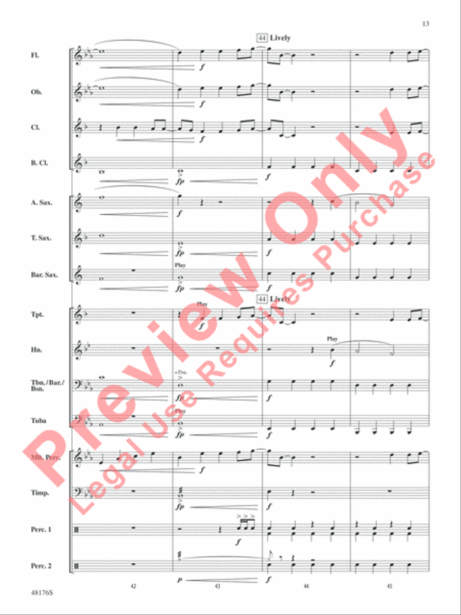 It's Raining Tacos It's Raining Tacos Concert Band scores gallery preview page 14