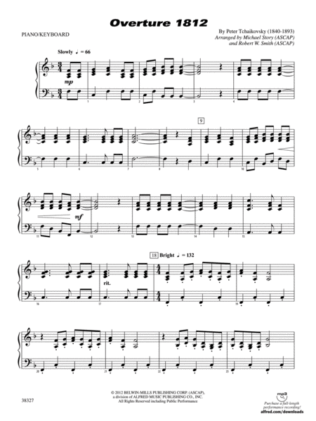 Overture 1812: Piano Accompaniment