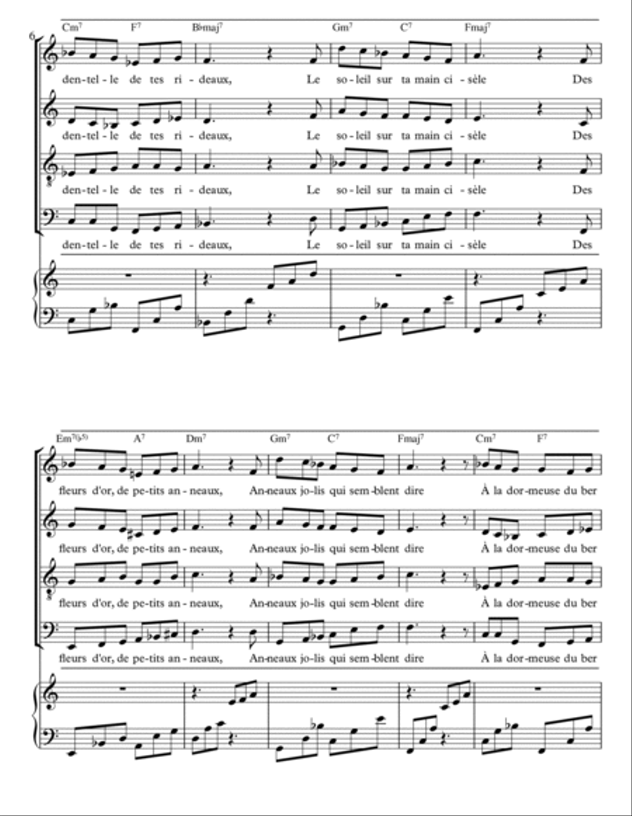 POÉSIE DE NOËL POUR SÉRAPHINETTE 4-Part scores gallery preview page 6