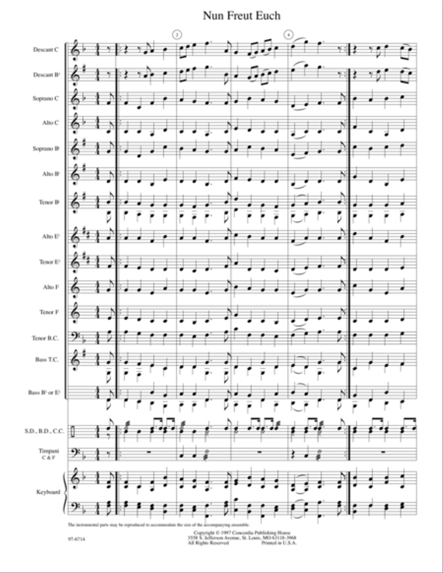 Hymnal Companion for Woodwinds, Brass and Percussion: Lent, Easter Choir scores gallery preview page 4