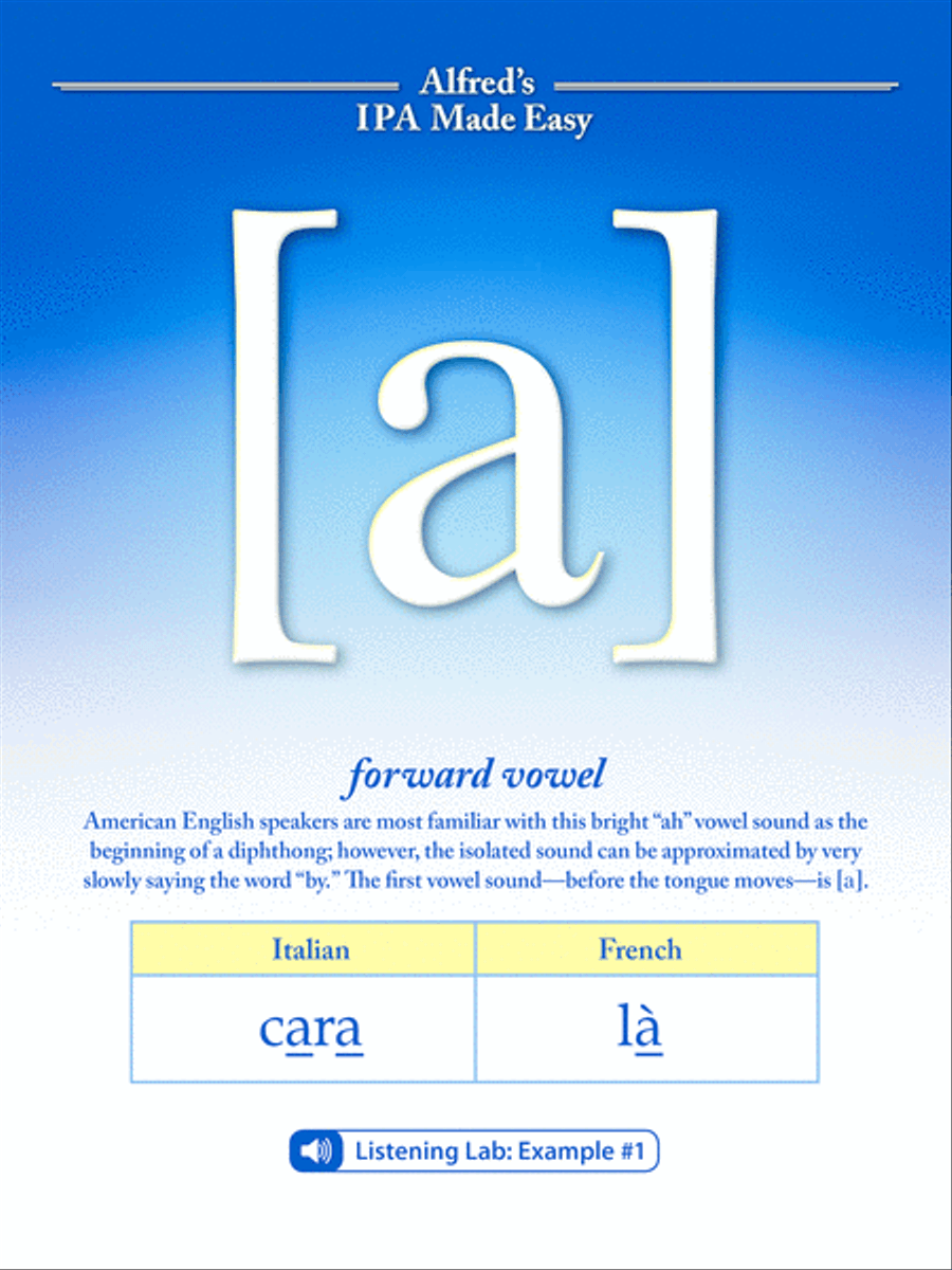 Alfred's IPA Made Easy Poster Set Choir scores gallery preview page 2