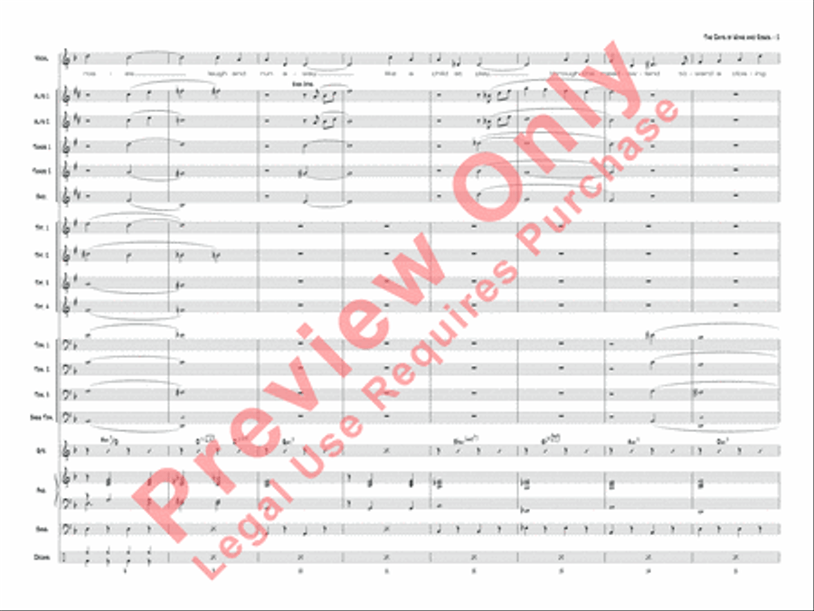 The Days of Wine and Roses Jazz Ensemble scores gallery preview page 5
