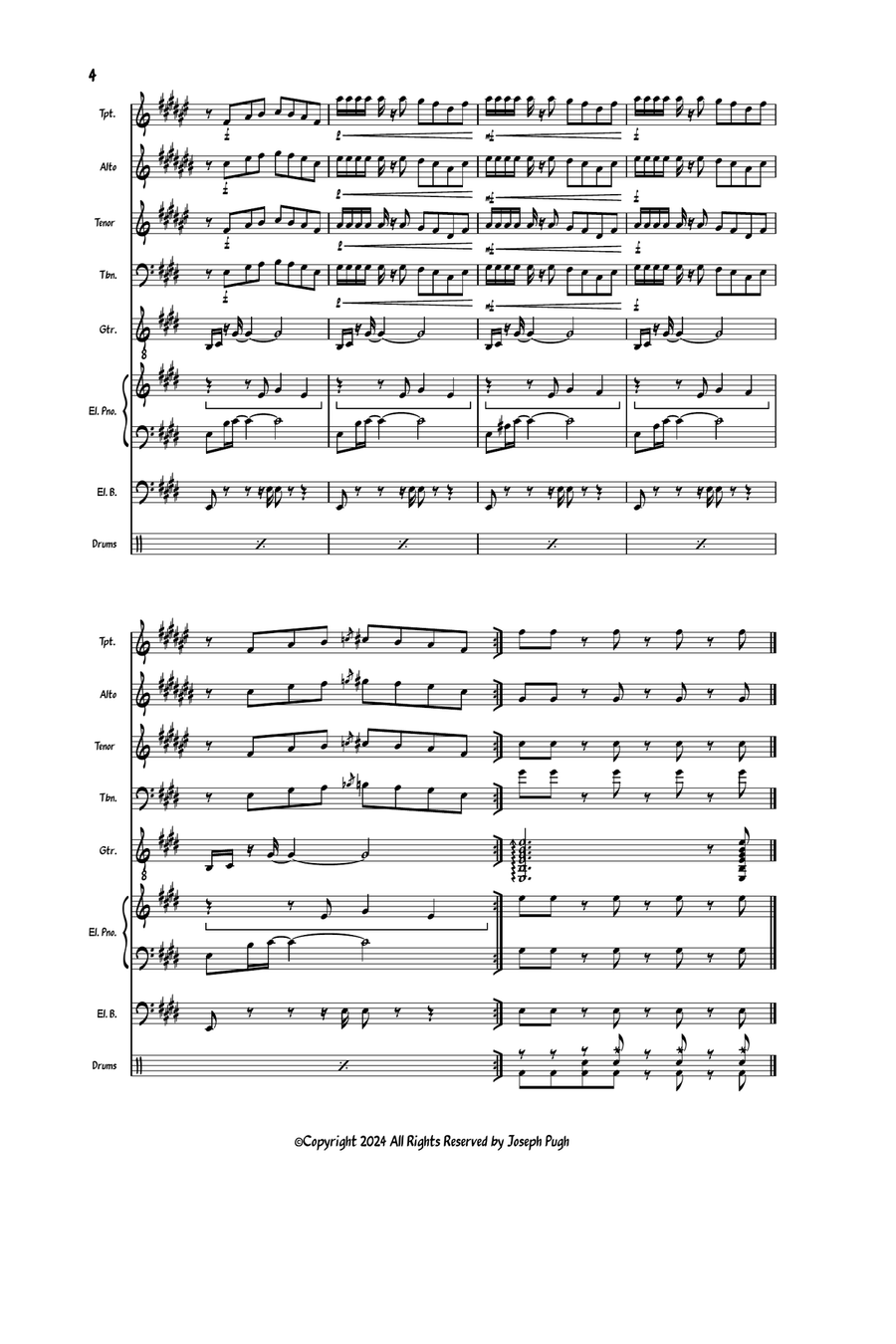 Seymore Seymore Jazz Ensemble scores gallery preview page 4