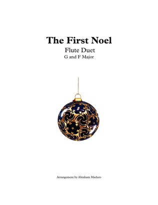 Book cover for The First Noel Flute Duet-Two Tonalities included
