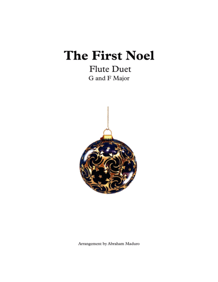 The First Noel Flute Duet-Two Tonalities included image number null