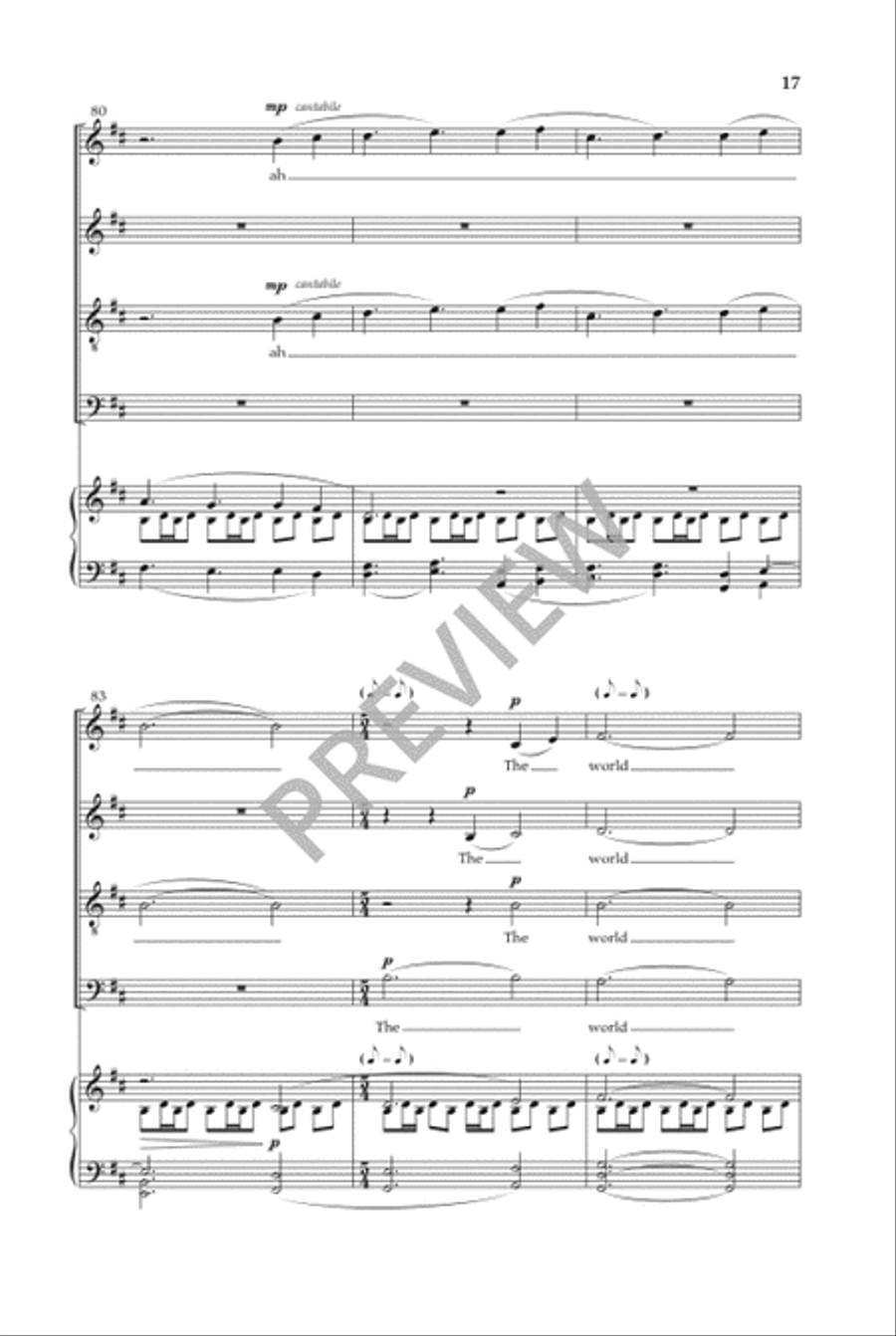 Fresh and Fearless 4-Part scores gallery preview page 18