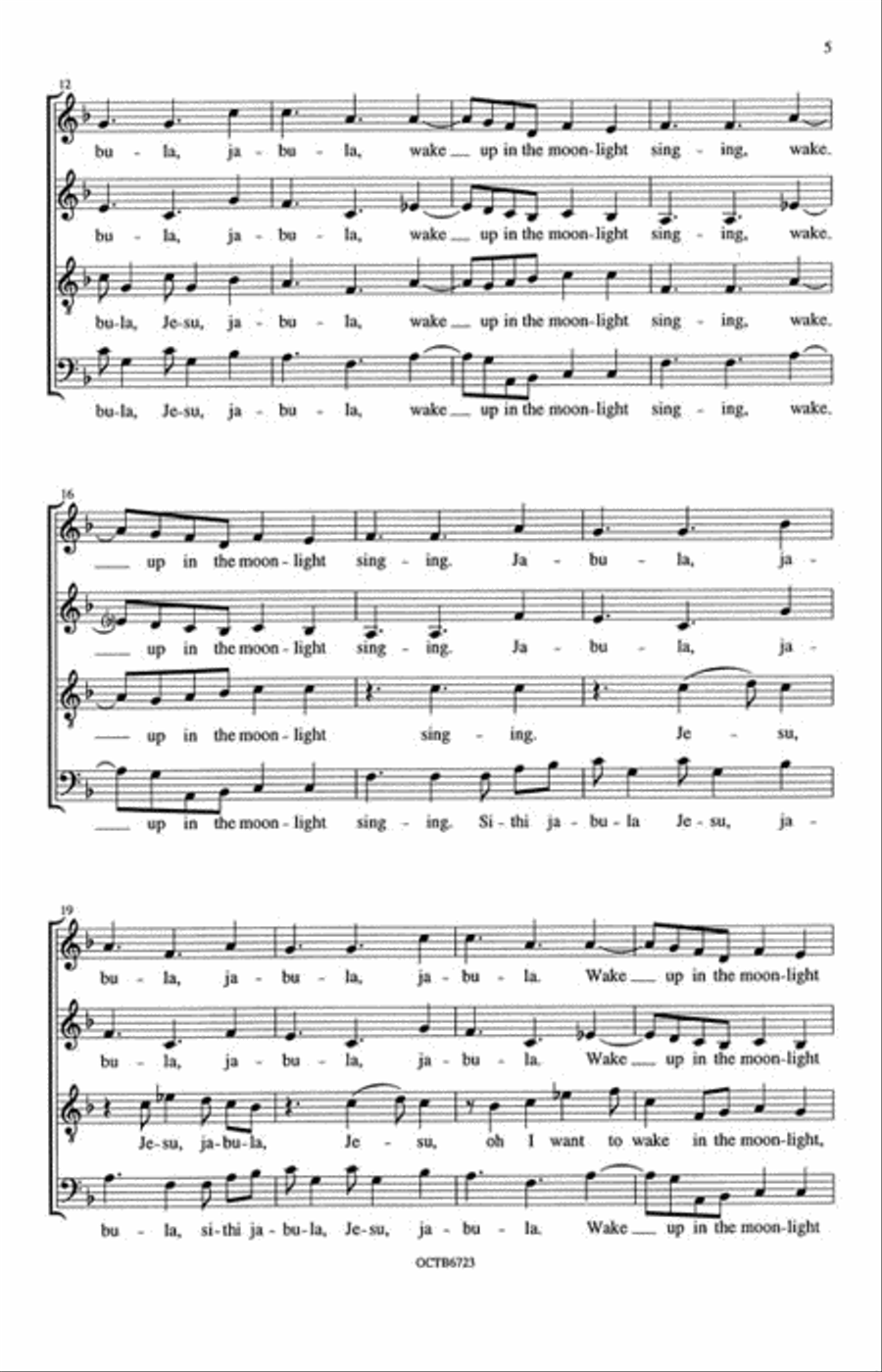 Jabula Jesu SSATB scores gallery preview page 3
