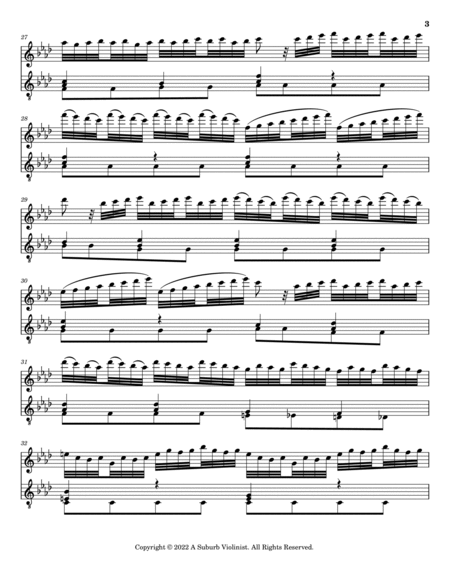 Allegro non molto, 1st Movement from 'Winter' Concerto 'The Four Seasons' for Violin and Guitar