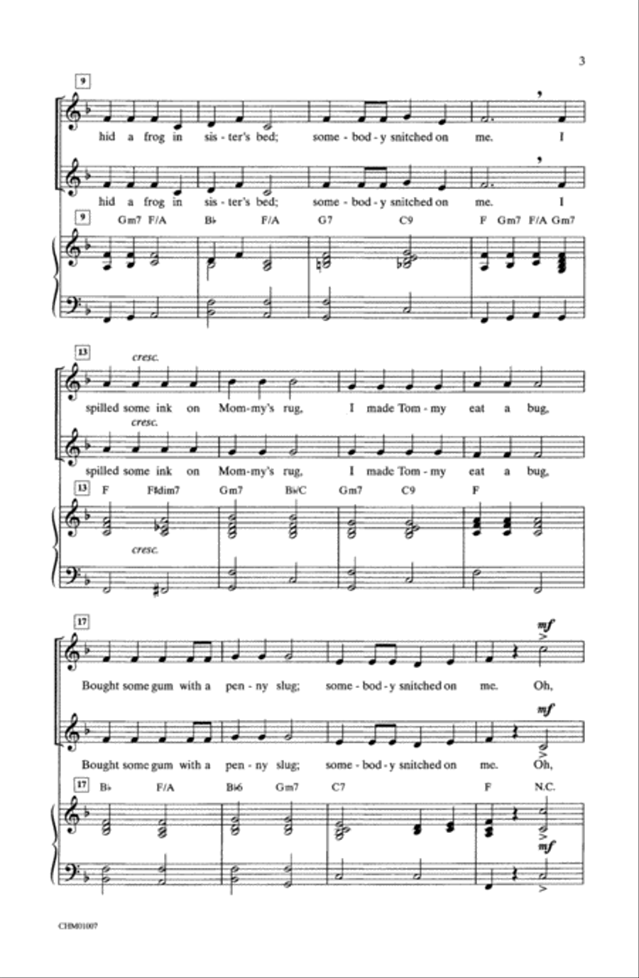 Nuttin' for Christmas Nuttin' for Christmas Choir scores gallery preview page 2
