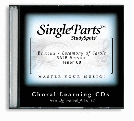 A Ceremony of Carols - SATB (CD only - no sheet music) by Benjamin Britten 4-Part - Sheet Music