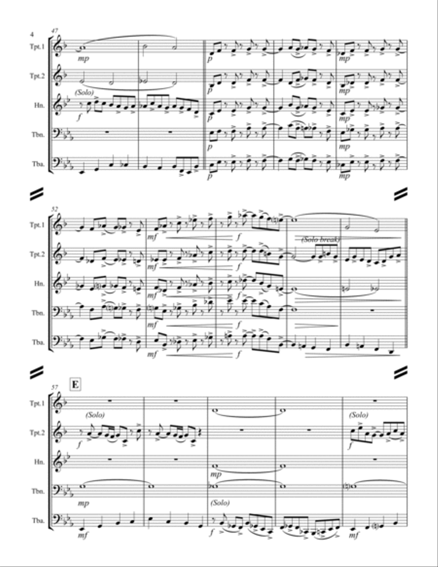 Witchcraft Brass Ensemble scores gallery preview page 5