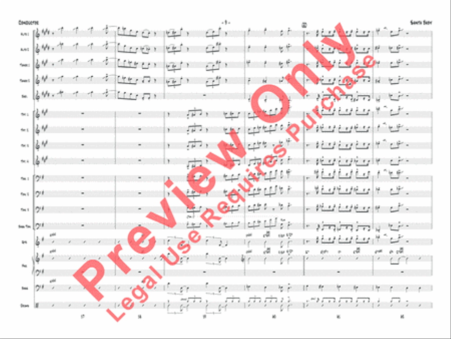 Santa Baby Jazz Ensemble scores gallery preview page 30