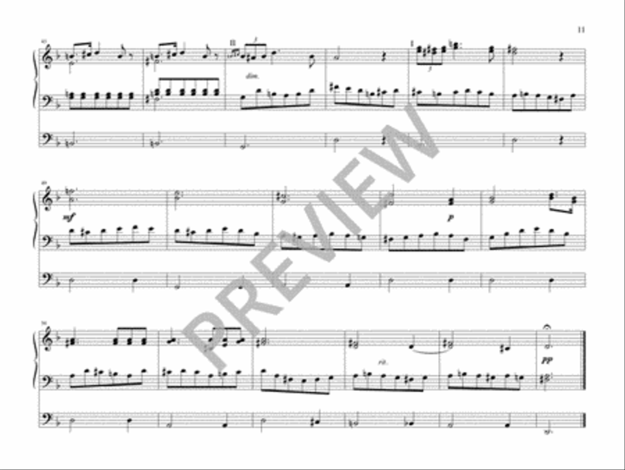 Four Schubert Classics for Organ Organ Solo scores gallery preview page 13
