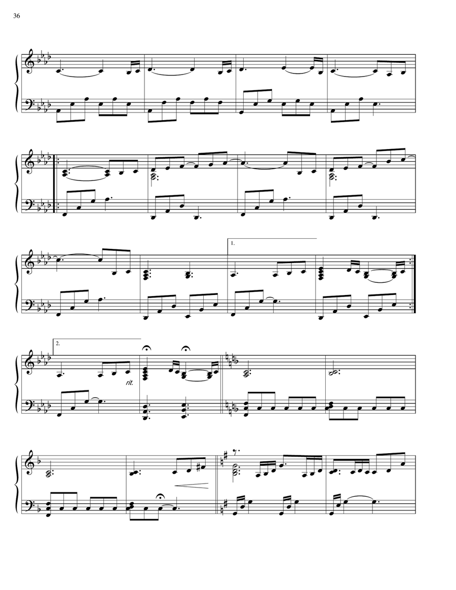 Place of Healing Place of Healing Piano Solo scores gallery preview page 3