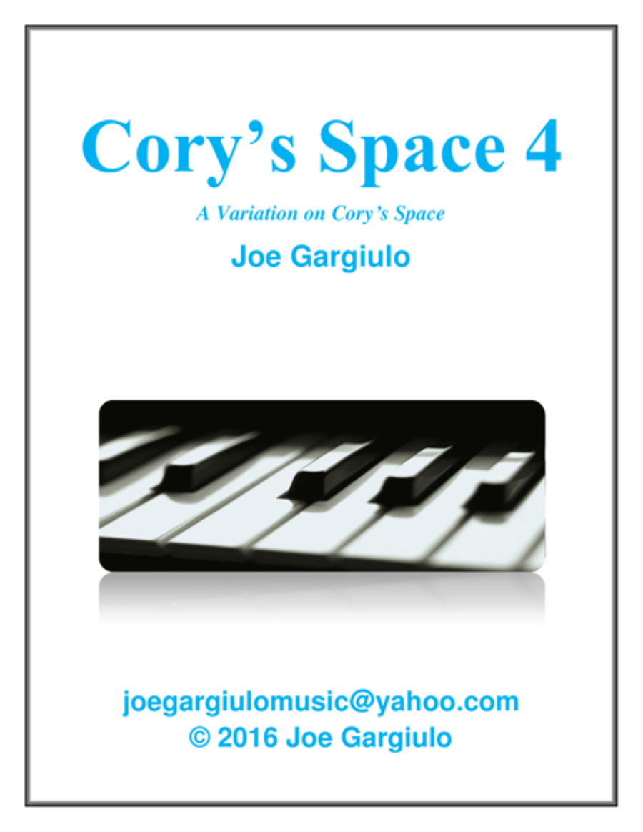 Cory's Space 4 Piano Solo scores gallery preview page 1