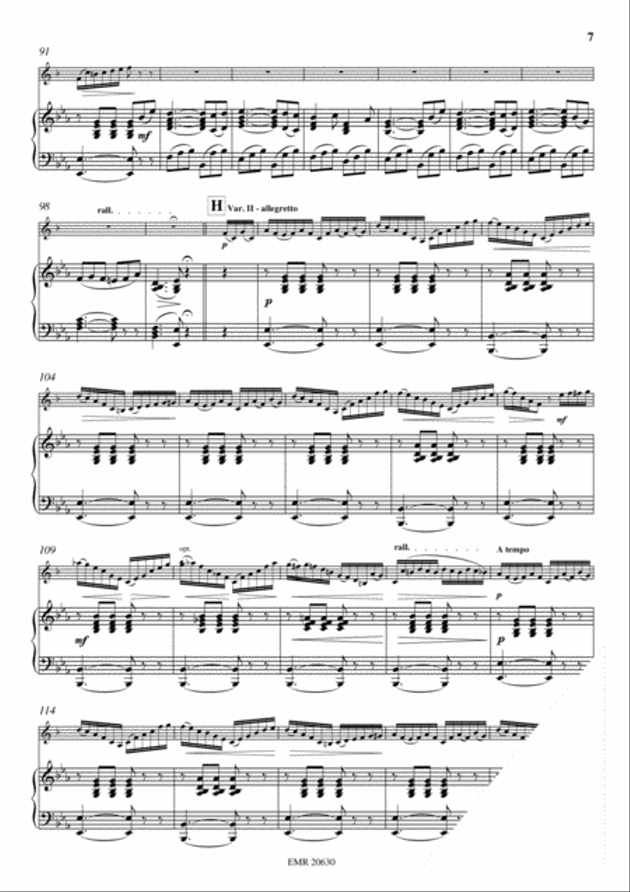 Variations on a Favorite Theme Cornet scores gallery preview page 7