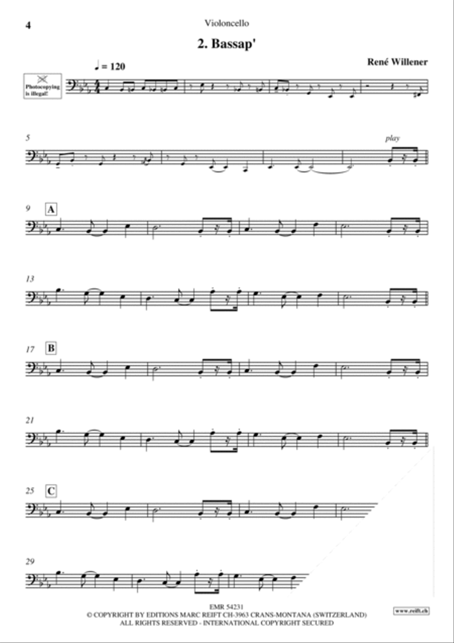 Happy Birthday Cello scores gallery preview page 4