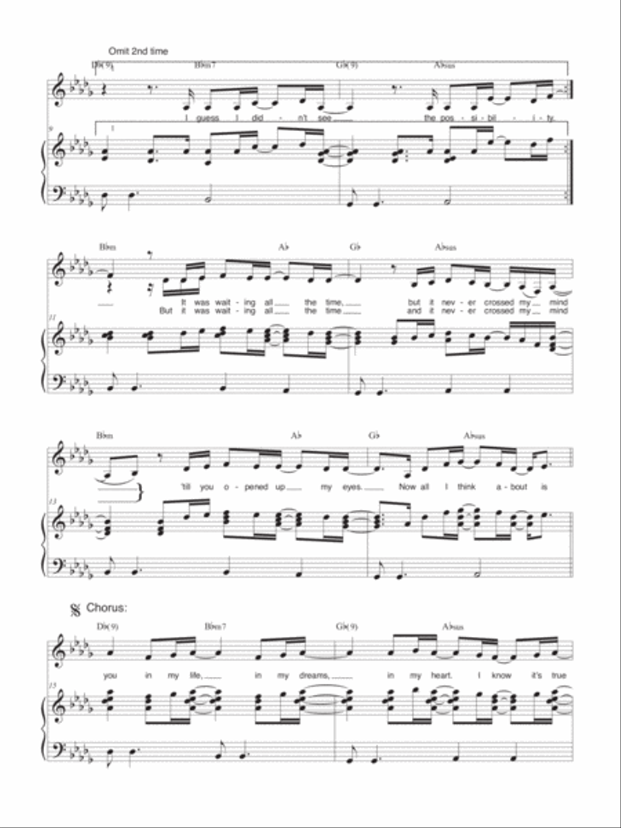 You You Piano, Vocal, Guitar scores gallery preview page 2